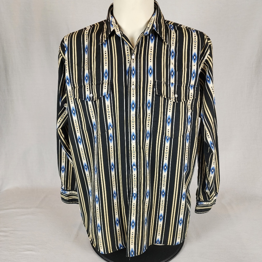 Vintage Plains Western Wear XL Men's Shirt